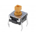B3W-1052; Microswitch TACT; SPST-NO; Pos: 2; 0.05A/24VDC; THT; none; 2.25N; OMRON OCB