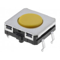 B3W-4005; Microswitch TACT; SPST-NO; Pos: 2; 0.05A/24VDC; THT; none; 3.43N; OMRON OCB