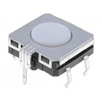 B3W-4100; Microswitch TACT; SPST-NO; Pos: 2; 0.05A/24VDC; THT; none; 1.96N; OMRON OCB