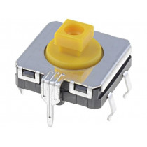 B3W-4155; Microswitch TACT; SPST-NO; Pos: 2; 0.05A/24VDC; THT; none; 3.43N; OMRON OCB