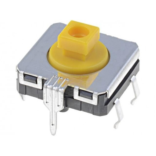 B3W-4155; Microswitch TACT; SPST-NO; Pos: 2; 0.05A/24VDC; THT; none; 3.43N; OMRON OCB