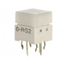 B3W-9000-RG2N; Switch: keypad; Pos: 2; SPST-NO; 0.05A/24VDC; white; LED; red/green; OMRON OCB