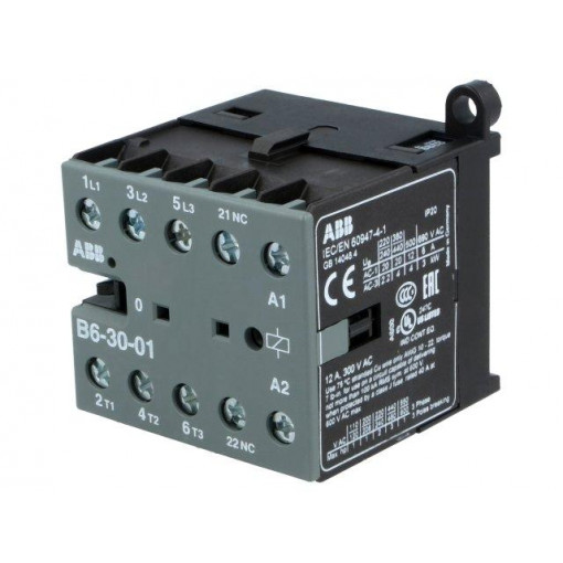 GJL1211001R0011; Contactor: 3-pole; NO x3; Auxiliary contacts: NC; 24VAC; 6A; B6; ABB
