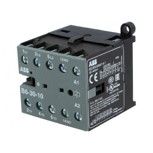 GJL1211001R0101; Contactor: 3-pole; NO x3; Auxiliary contacts: NO; 24VAC; 6A; B6; ABB