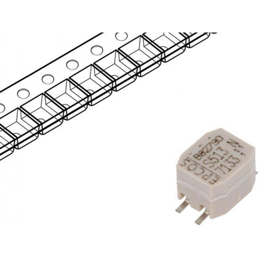 B82790S0513N201; Inductor: common mode; SMD; 51uH; 500mA; 140mΩ; max.60°C; -30÷+50%; EPCOS