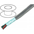 B953043 GE321; Wire; ProTekt; 4x24AWG; tinned copper braid; PVC; grey; 300V; 50m; ALPHA WIRE