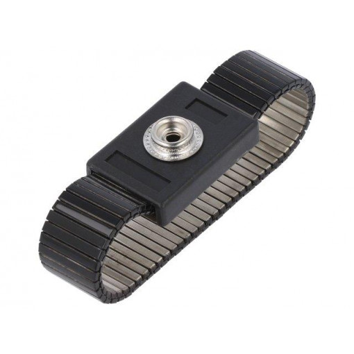 BLACK TOUCH BAND/10; Wristband; ESD; Features: wristband is easily adjusted to wrist; ELME