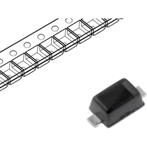 BAS216WT; Diode: switching; SMD; 100V; 0.15A; 4ns; Package: reel,tape; SOD523; DIOTEC SEMICONDUCTOR