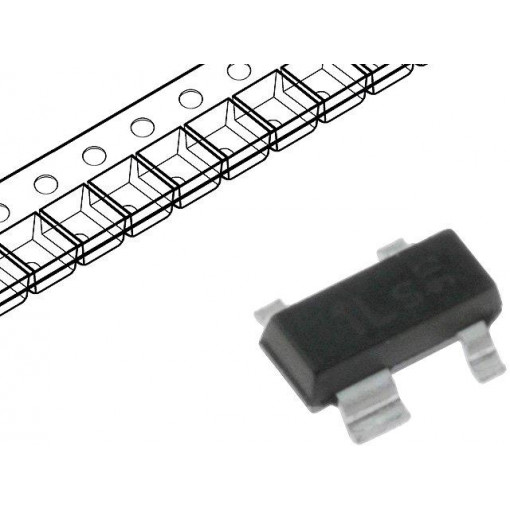 BAS4007E6327; Diode: Schottky switching; SMD; 40V; 0.12A; SOT143; 250mW; INFINEON TECHNOLOGIES