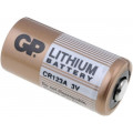 CR123A-U1; Battery: lithium; 3V; CR123A,CR17345; Batt.no: 1; Ø17x34.2mm; GP