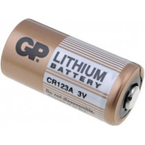 CR123A-U1; Battery: lithium; 3V; CR123A,CR17345; Batt.no: 1; Ø17x34.2mm; GP