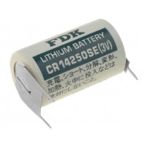 ; Battery: lithium; 3V; 1/2AA,1/2R6,CR14250; 850mAh; FDK