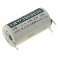 ; Battery: lithium; 3V; 2/3A,2/3R23,CR17335; Ø17x33.5mm; 1800mAh; FDK ; Battery: lithium; 3V; 2/3A,2/3R23,CR17335; Ø17x33.5mm; 1800mAh; FDK