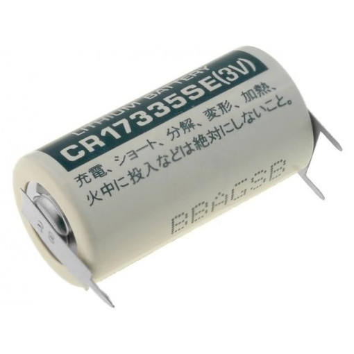 ; Battery: lithium; 3V; 2/3A,2/3R23,CR17335; Ø17x33.5mm; 1800mAh; FDK