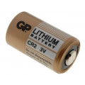 CR2-U1; Battery: lithium; 3V; CR2; Ø16x27mm; non-rechargeable; GP