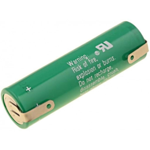 6117 301 301; Battery: lithium; 3V; AA; soldering lugs; Ø14.7x50mm; 2000mAh; VARTA MICROBATTERY
