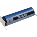 ; Battery: lithium; 3.6V; AA; for PCB; Ø14.3x49.5mm; 2400mAh; TEKCELL