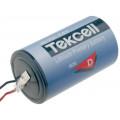 ; Battery: lithium; 3.6V; D; Ø34x61mm; 19000mAh; non-rechargeable; TEKCELL