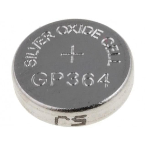 ; Battery: silver; 1.55V; R621,SR60,coin; Batt.no: 1; Ø6.8x2.15mm; GP
