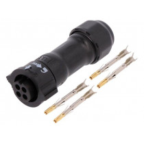 BB-04BFFA-QL8LPP; Connector: circular; female; plug; crimped; PIN: 4; 18AWG÷16AWG; AMPHENOL BB-04BFFA-QL8LPP; Connector: circular; female; plug; crimped; PIN: 4; 18AWG÷16AWG; AMPHENOL