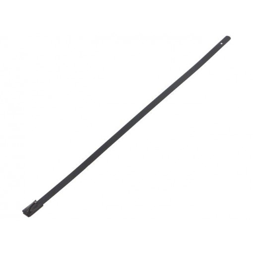 BC44-200; Cable tie; L: 200mm; W: 4.6mm; stainless steel; 445N; Colour: black; RAYCHEM RPG BC44-200; Cable tie; L: 200mm; W: 4.6mm; stainless steel; 445N; Colour: black; RAYCHEM RPG