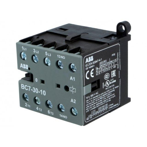 GJL1313001R0101; Contactor: 3-pole; NO x3; Auxiliary contacts: NO; 24VDC; 7A; BC7; ABB