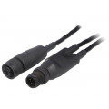 BCC W414-W415-W415-U2048-006; Connection lead; straight; plug; 4A; -100÷200°C; IP67; BALLUFF