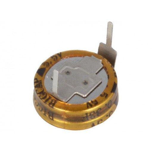 BCE005R5H334FBS; Capacitor: electrolytic; backup capacitor,supercapacitor; THT; BIGCAP BCE005R5H334FBS; Capacitor: electrolytic; backup capacitor,supercapacitor; THT; BIGCAP