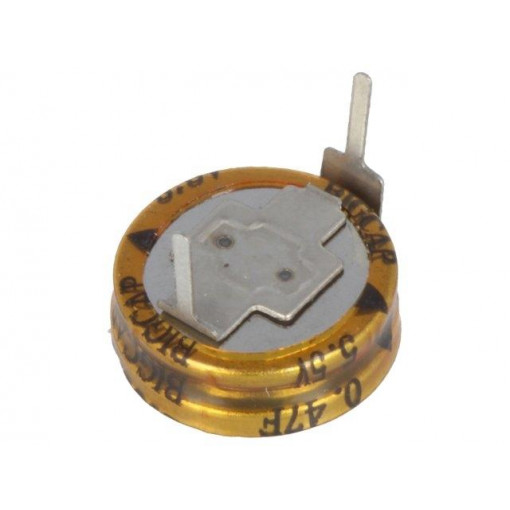 BCE005R5H474FS; Capacitor: electrolytic; backup capacitor,supercapacitor; THT; BIGCAP BCE005R5H474FS; Capacitor: electrolytic; backup capacitor,supercapacitor; THT; BIGCAP