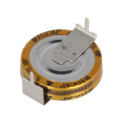 BCE005R5H105FS; Capacitor: electrolytic; backup capacitor,supercapacitor; THT; BIGCAP BCE005R5H105FS; Capacitor: electrolytic; backup capacitor,supercapacitor; THT; BIGCAP