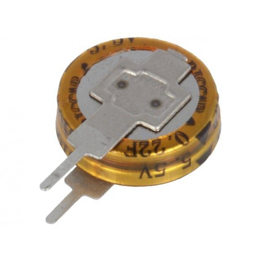 BCE005R5V224FS; Capacitor: electrolytic; backup capacitor,supercapacitor; THT; BIGCAP BCE005R5V224FS; Capacitor: electrolytic; backup capacitor,supercapacitor; THT; BIGCAP
