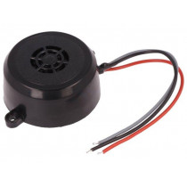 ; Sound transducer: piezo alarm; 12÷24VAC; 12÷24VDC; Colour: black; MPM ; Sound transducer: piezo alarm; 12÷24VAC; 12÷24VDC; Colour: black; MPM