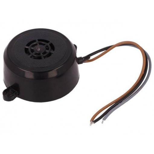 ; Sound transducer: piezo alarm; 36÷48VAC; 36÷48VDC; Colour: black; MPM
