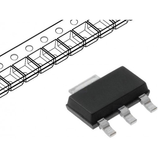 BCP56-16T1G; Transistor: NPN; bipolar; 100V; 1A; 1.5W; SOT223; ON SEMICONDUCTOR