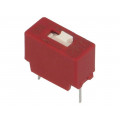 BD01; Switch: DIP-SWITCH; Poles number: 1; OFF-ON; 0.025A/25VDC; Pos: 2; C&K BD01; Switch: DIP-SWITCH; Poles number: 1; OFF-ON; 0.025A/25VDC; Pos: 2; C&K