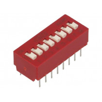 BD08; Switch: DIP-SWITCH; Poles number: 8; OFF-ON; 0.025A/25VDC; Pos: 2; C&K