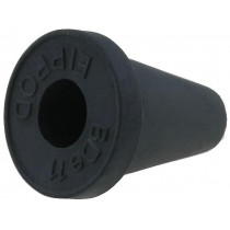 ; Grommet; Ømount.hole: 16.5mm; rubber; black; Panel thick: max.2mm; 