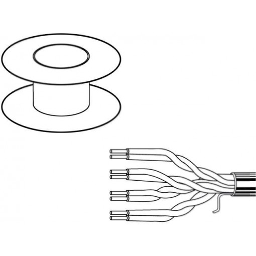 1583E.00U305; Wire; U/UTP; 5e; solid; Cu; 4x2x24AWG; PVC; grey; 305m; BELDEN 1583E.00U305; Wire; U/UTP; 5e; solid; Cu; 4x2x24AWG; PVC; grey; 305m; BELDEN