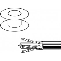 BL-7965E.01A305; Wire; U/UTP; 6; solid; Cu; 4x2x23AWG; PVC; blue; 305m; BELDEN