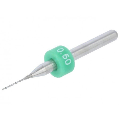 81005; Drill bit; PCB; Ø: 0.5mm; carbon steel; 1/8