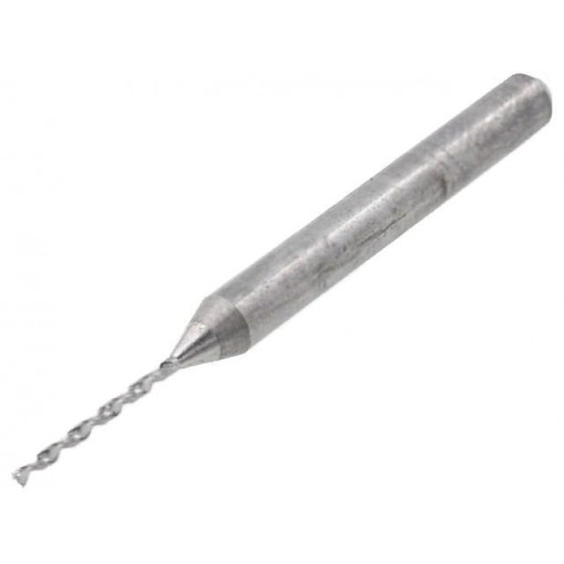 ; Drill bit; PCB; Ø: 0.8mm; carbon steel; 1/8