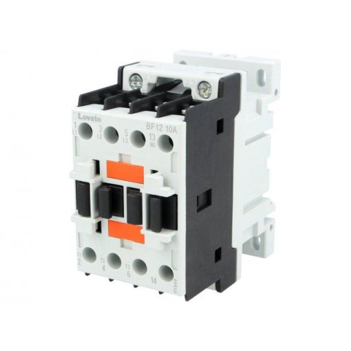 BF1210A230; Contactor: 3-pole; NO x3; Auxiliary contacts: NO; 230VAC; 12A; DIN; LOVATO ELECTRIC