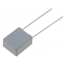 BFC237018104; Capacitor: polyester; 100nF; 40VAC; 63VDC; Pitch: 5mm; ±10%; VISHAY