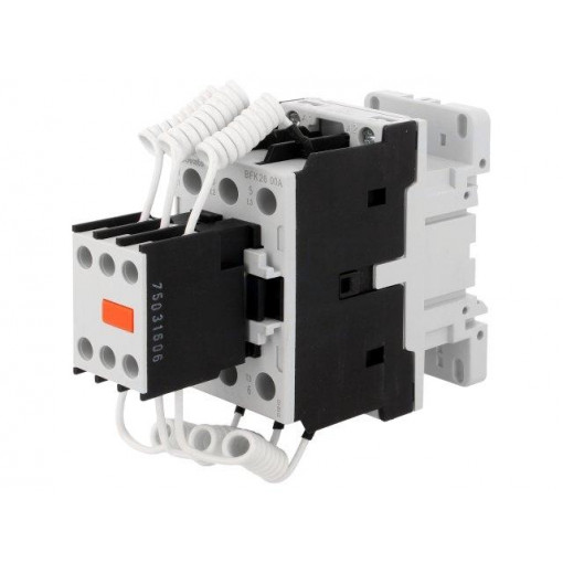 BFK2600A230; Contactor: 3-pole; Application: for capacitors; Uoper.1: 240VAC; LOVATO ELECTRIC BFK2600A230; Contactor: 3-pole; Application: for capacitors; Uoper.1: 240VAC; LOVATO ELECTRIC