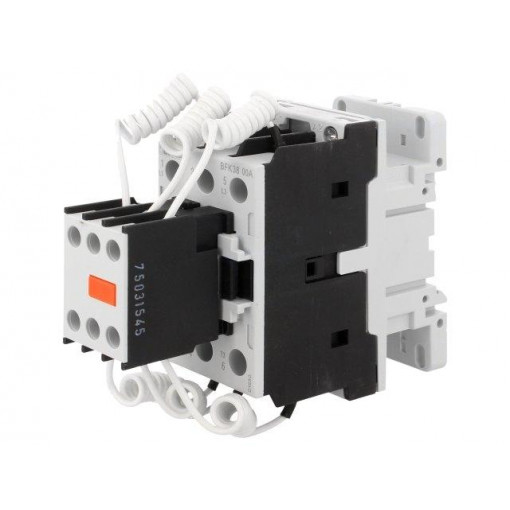 BFK3800A230; Contactor: 3-pole; Application: for capacitors; Uoper.1: 240VAC; LOVATO ELECTRIC BFK3800A230; Contactor: 3-pole; Application: for capacitors; Uoper.1: 240VAC; LOVATO ELECTRIC