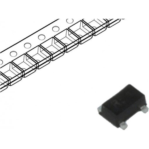 BFP650FH6327; Transistor: NPN; bipolar; RF; 13V; 0.15A; 0.5W; TSFP-4; INFINEON TECHNOLOGIES