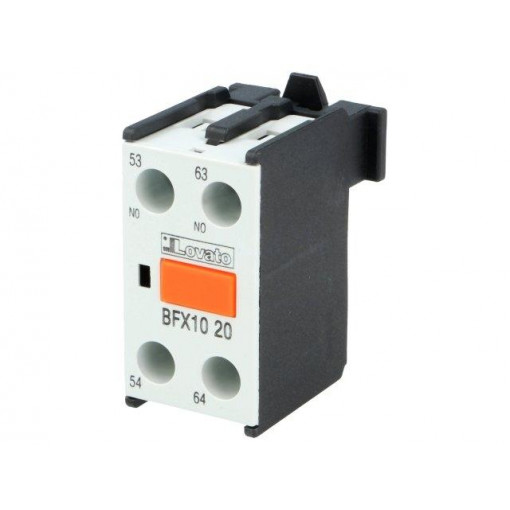 BFX1020; Auxiliary contacts; Series: BF; Leads: screw terminals; LOVATO ELECTRIC BFX1020; Auxiliary contacts; Series: BF; Leads: screw terminals; LOVATO ELECTRIC