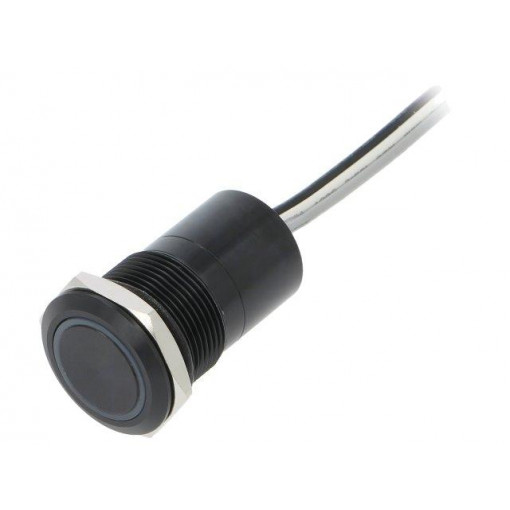 MC19LCBGR; Switch: capacitive; Pos: 2; SPST-NC; 0.01A/12VDC; IP68; ON-OFF; 20mΩ; BULGIN
