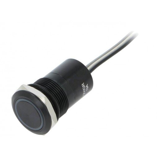 MC19LOBGR; Switch: capacitive; Pos: 2; SPST-NO; 0.01A/12VDC; IP68; OFF-ON; 20mΩ; BULGIN