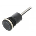 MC19LOBRG; Switch: capacitive; Pos: 2; SPST-NO; 0.01A/12VDC; IP68; OFF-ON; 20mΩ; BULGIN